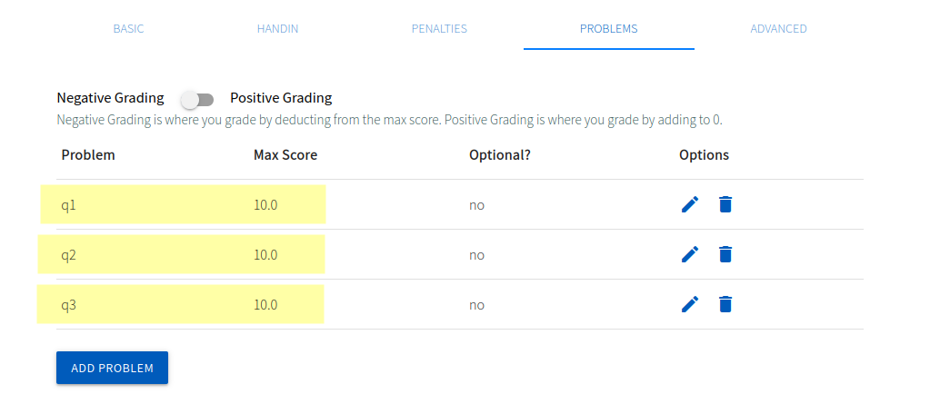 Autograder problems