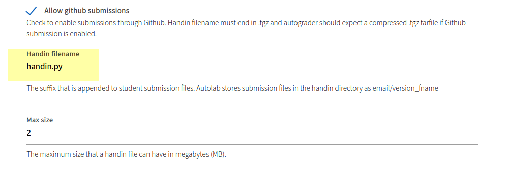 Handin py extension